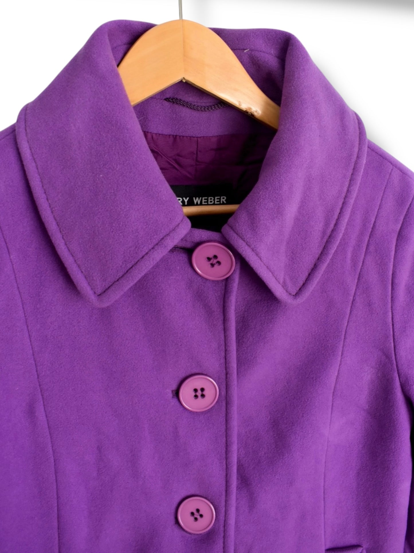 Vintage Purple Wool/Cashmere Coat