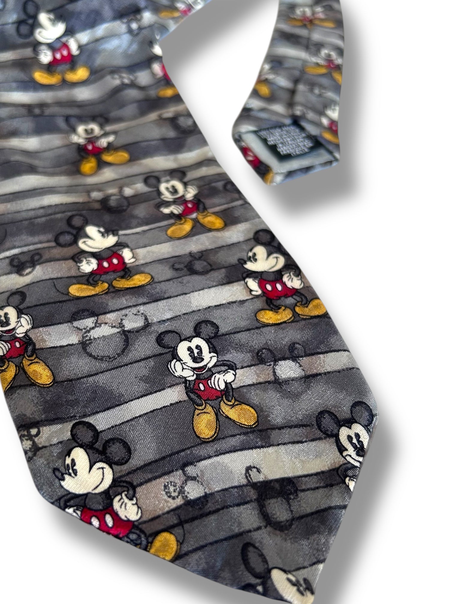 Vintage Collectible Silk Tie - Tie Rack + Disney - Mickey & Co