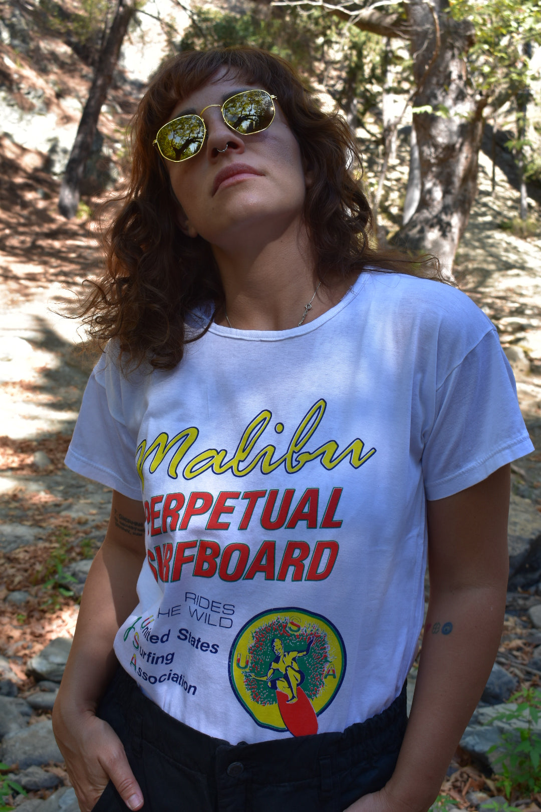 90’s Malibu Souvenir T-Shirt – 100% Cotton