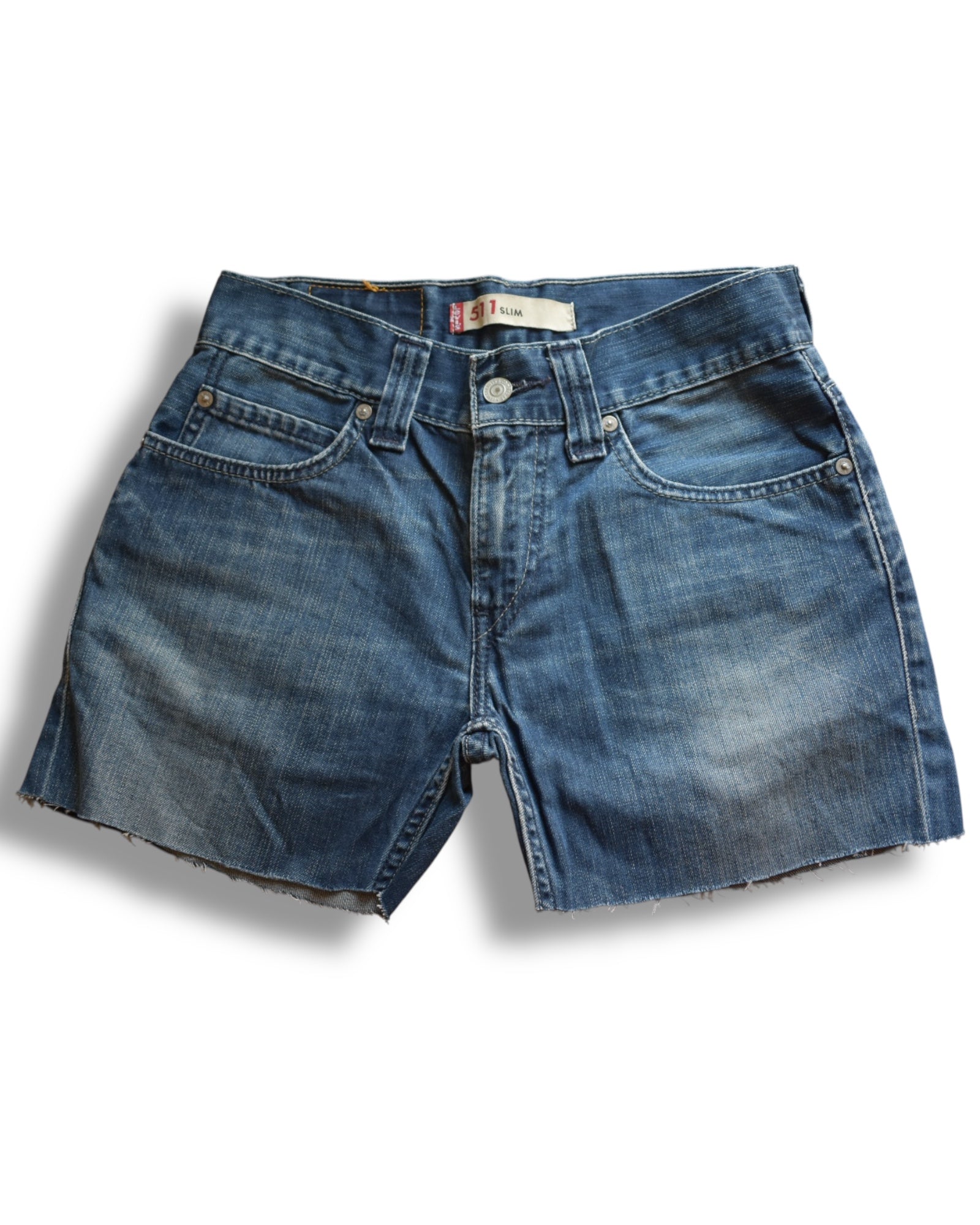 Levi’s 511 Slim Denim Shorts – Upcycled Vintage