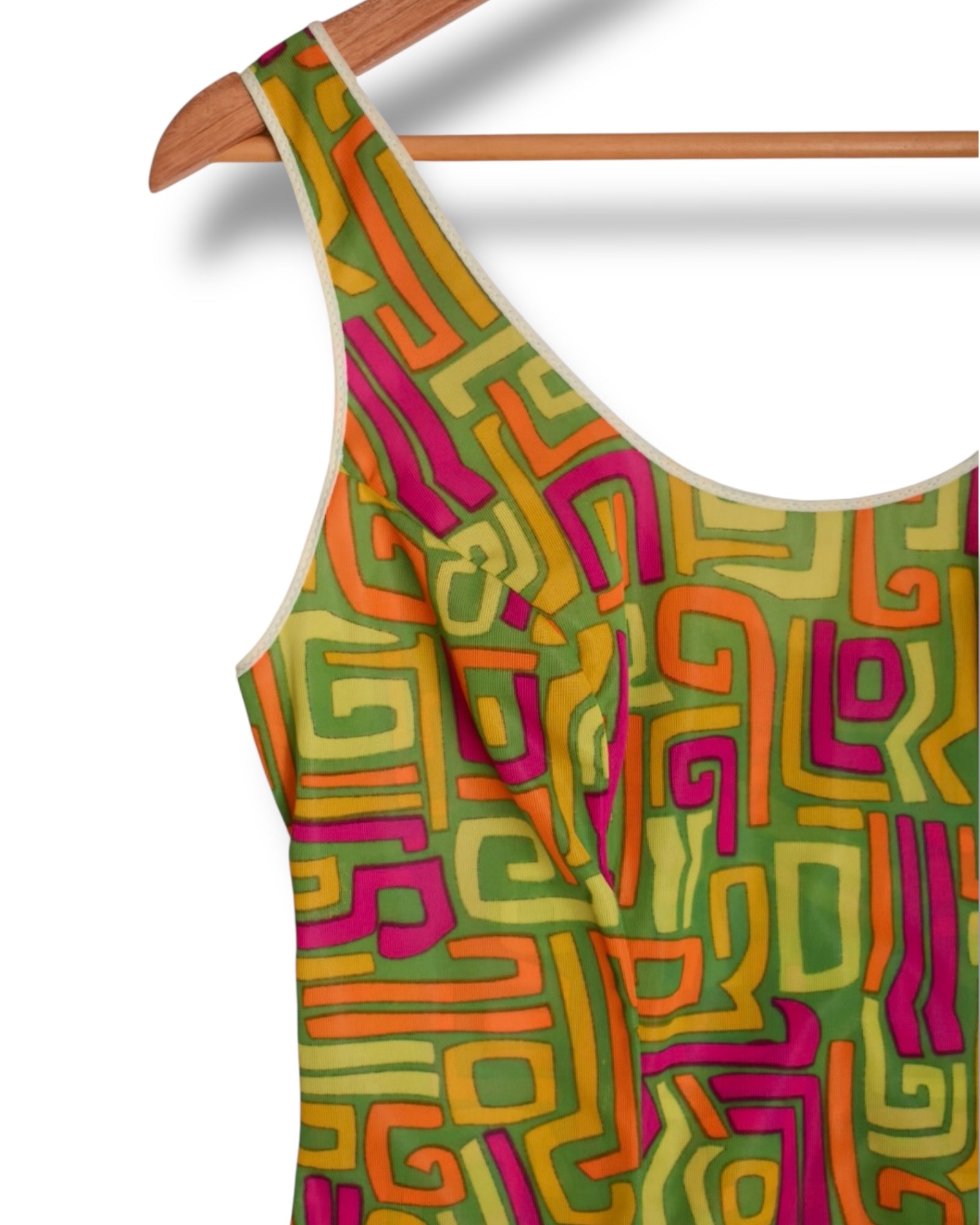 Vintage 70s Nightdresses – Geometric Prints & Vertical Stripes