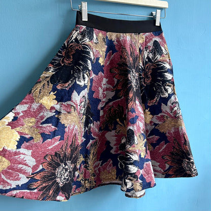 Floral Flared Skirt