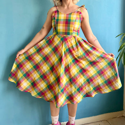 Colourful Midi Dress