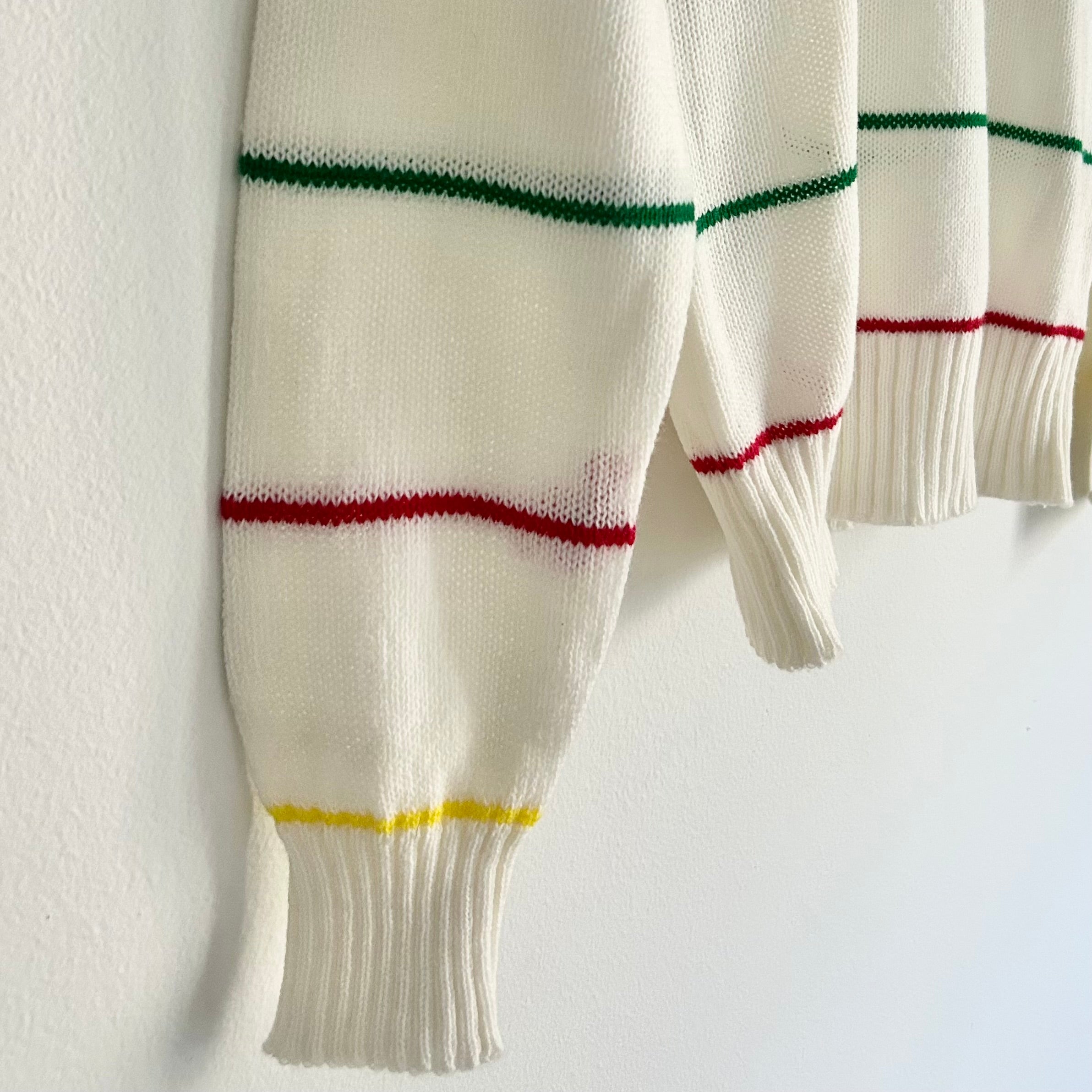 Vintage Stripe Ivory Knit