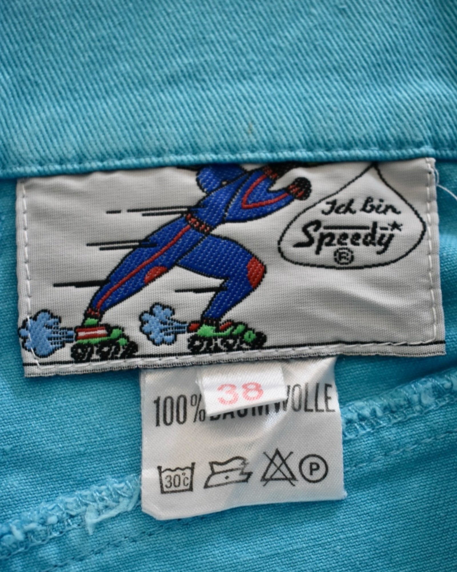 Vintage High-Waisted Light Blue Denim