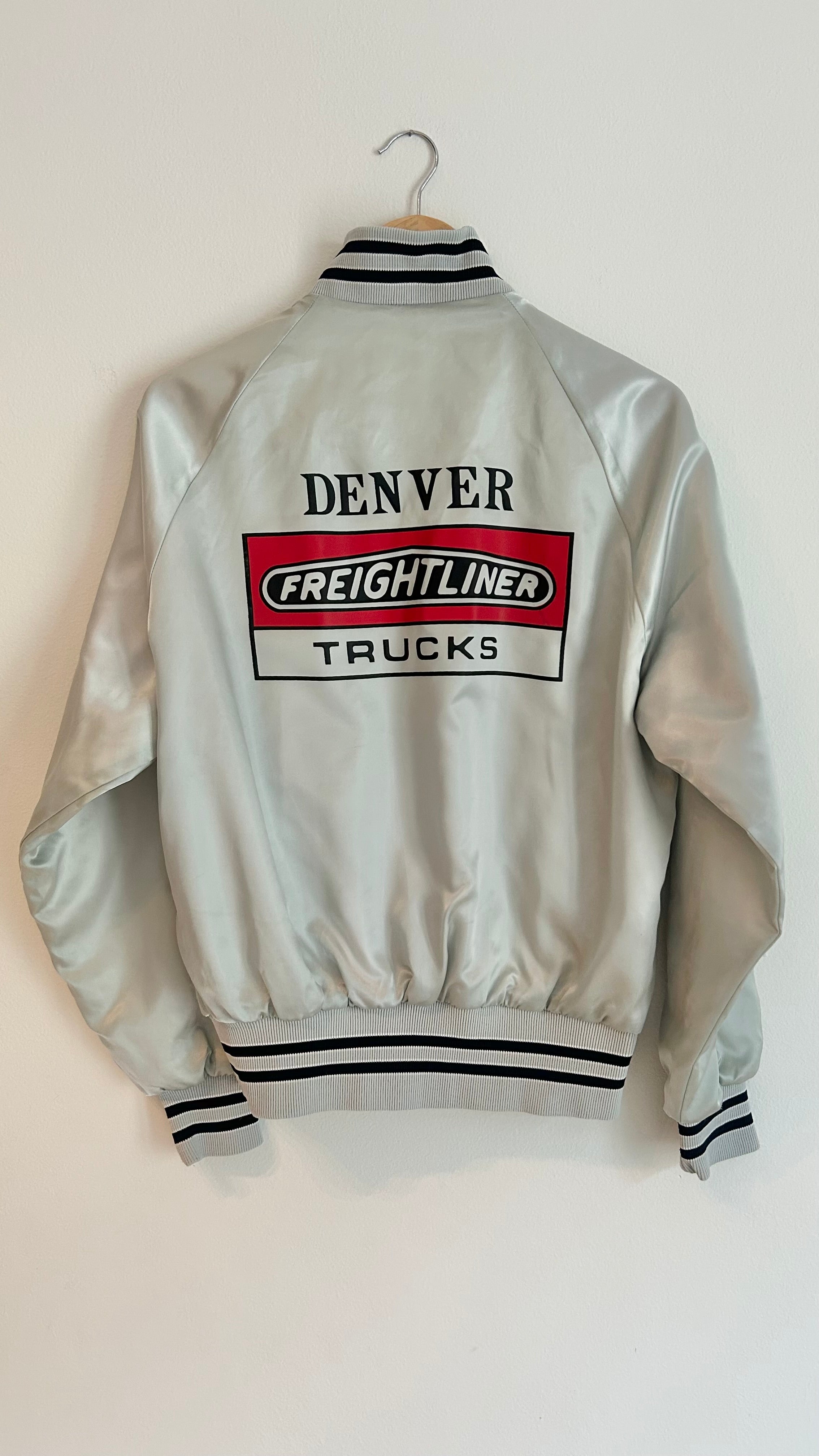 Vintage -Freightliner Trucks Denver- Bomber Jacket - Made in USA