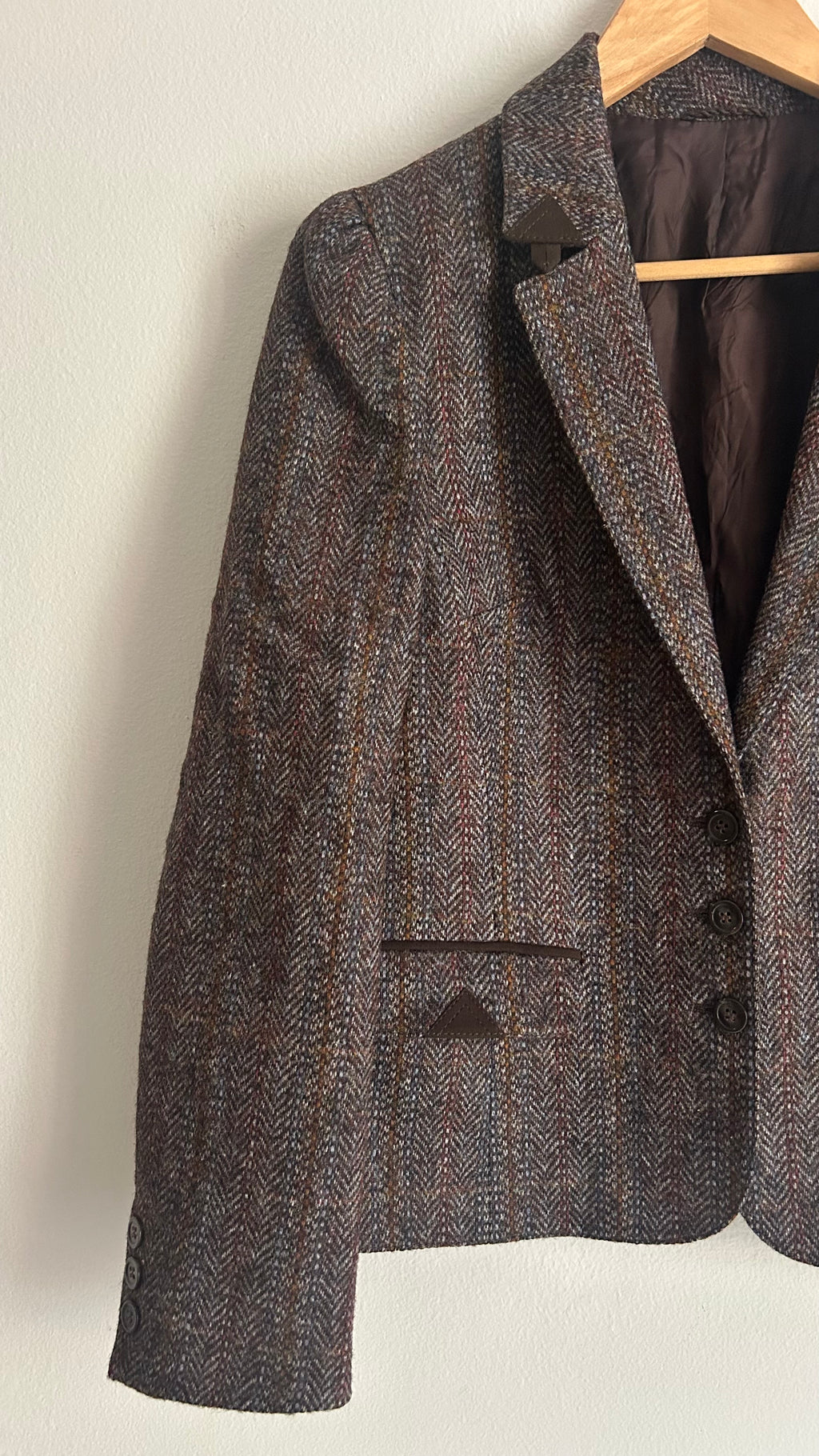 Vintage Hensel & Mortensen Herringbone Wool Blazer