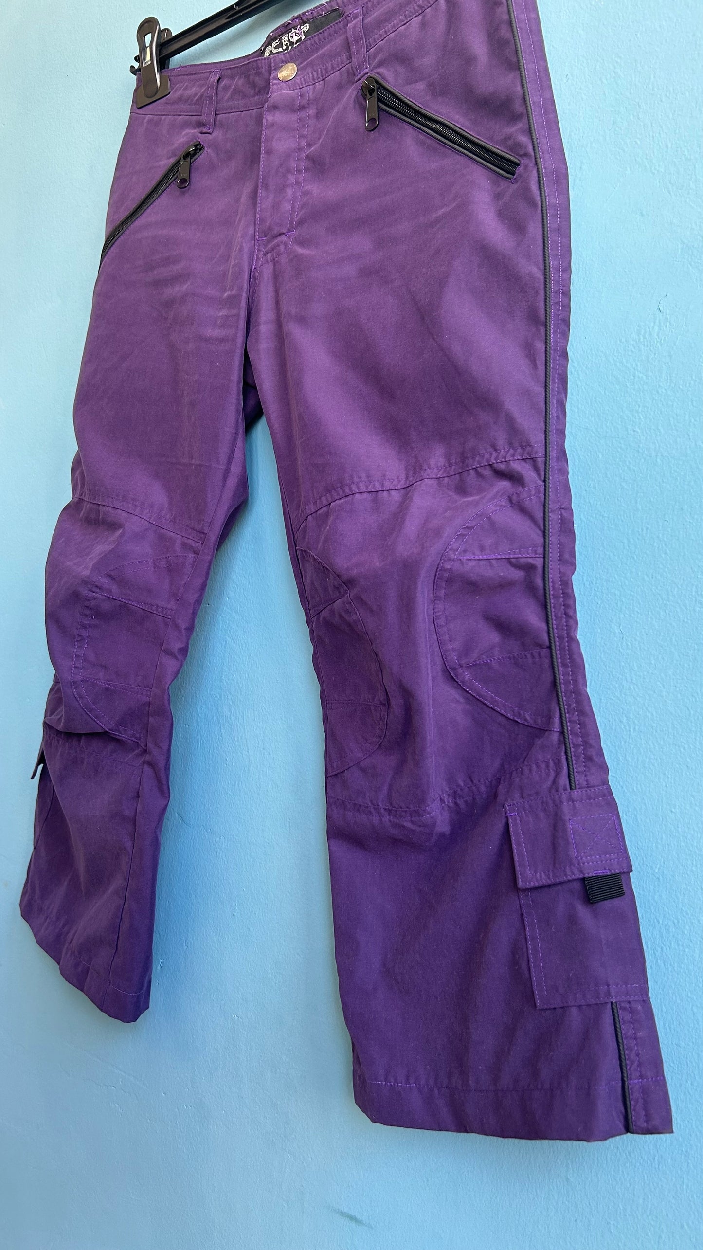 Y2K Cargo Capri Pants