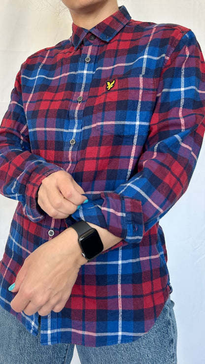 Plaid Flannel Long Sleeve Shirt