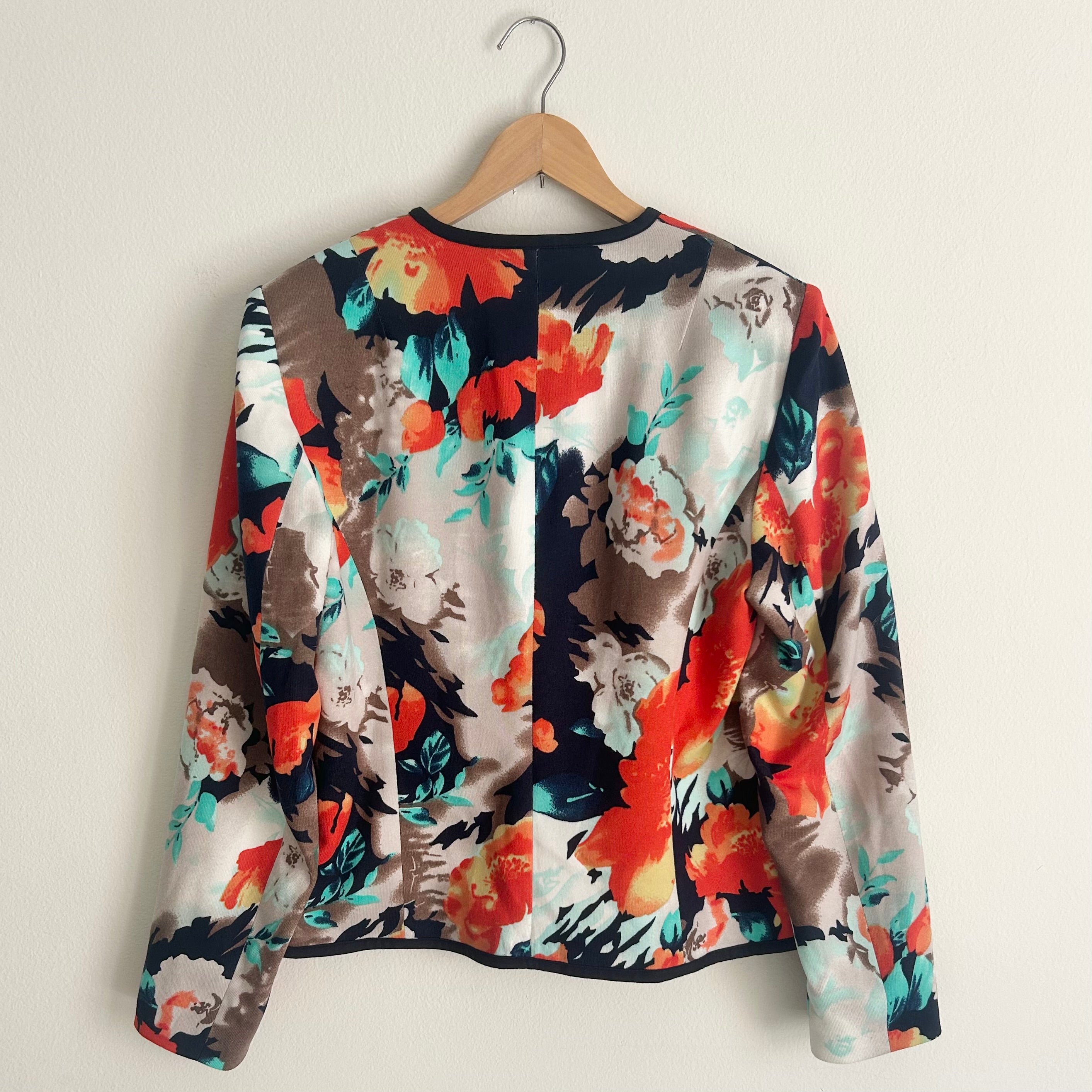 Luxima x Miss Sixty: Structured Floral Blazer - Italian Design Heritage - UK 16
