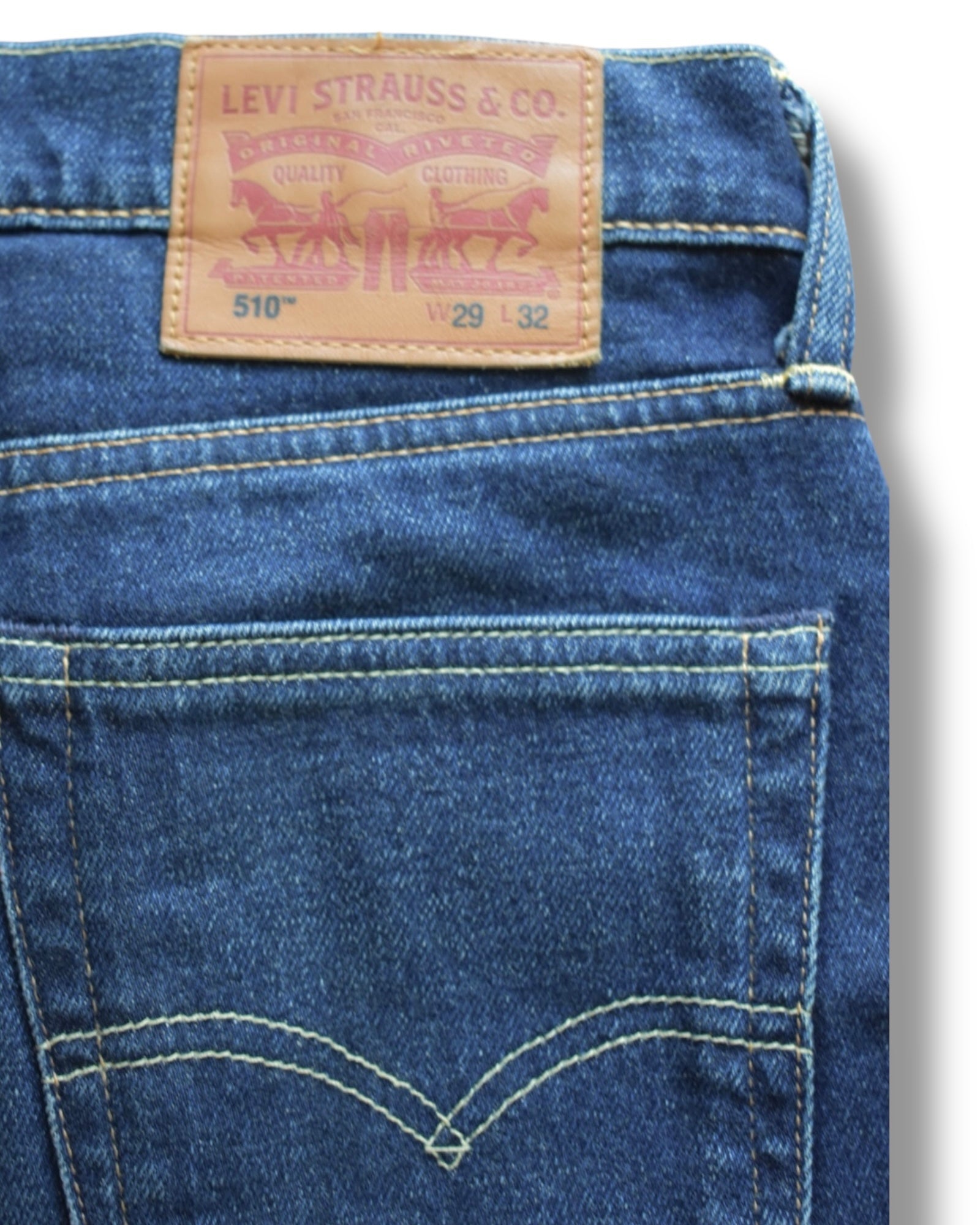Levi’s 510 High-Rise Shorts – Upcycled Vintage