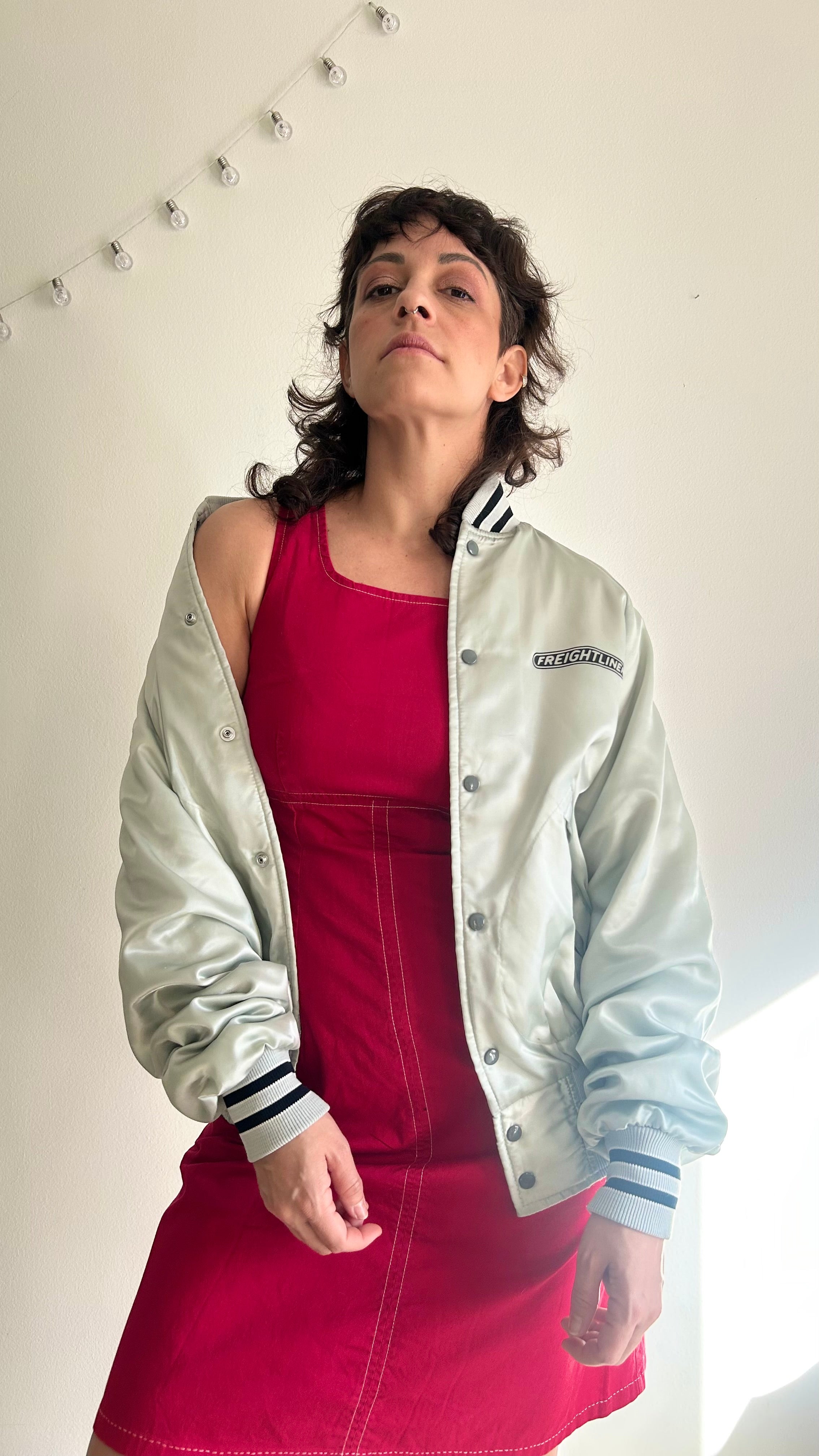 Vintage -Freightliner Trucks Denver- Bomber Jacket - Made in USA