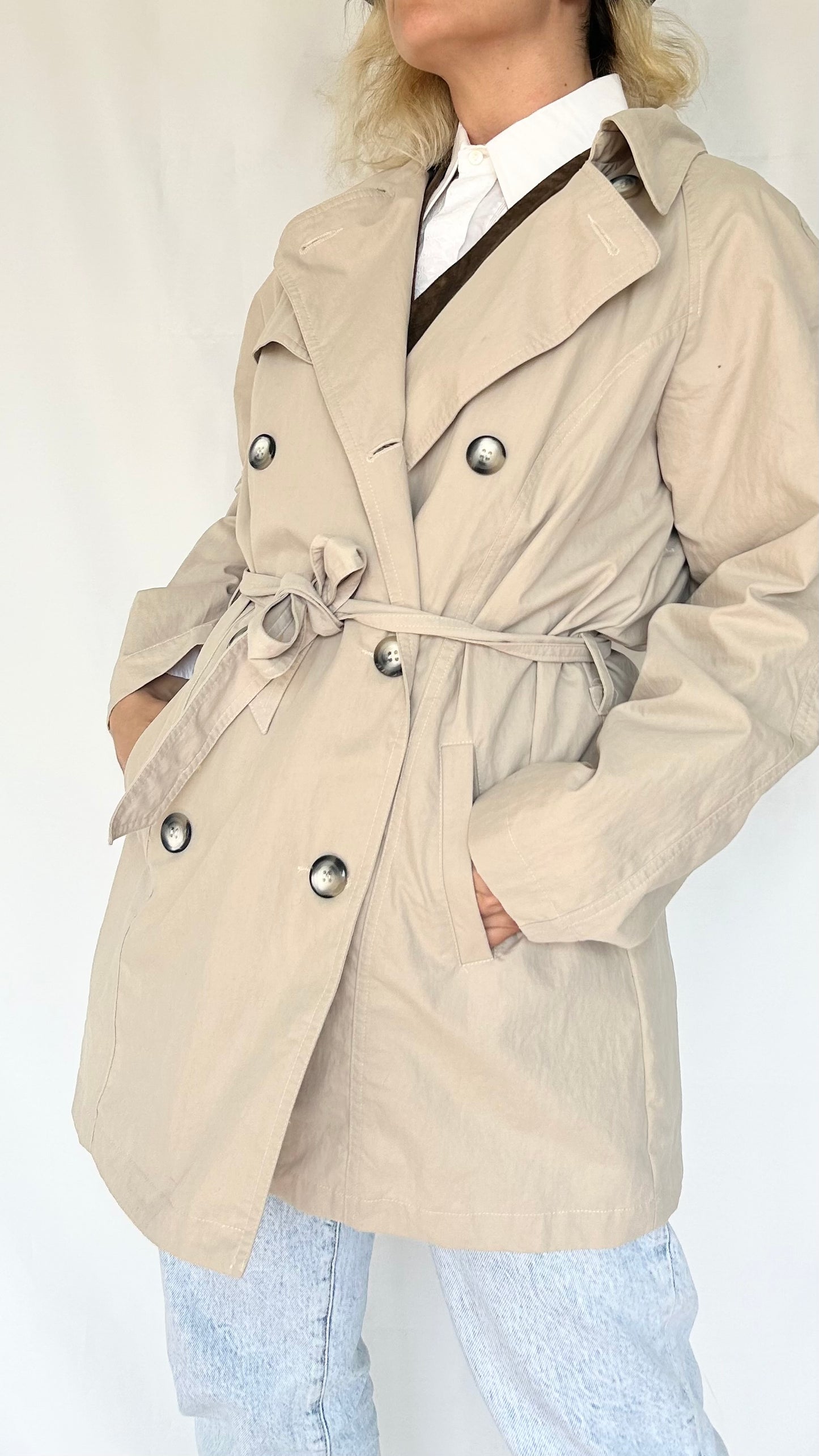 Beige Trench Coat