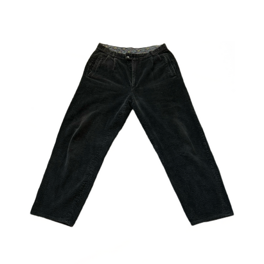 Vintage Corduroy Black Pants