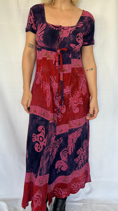 Vintage Indonesian Maxi Dress