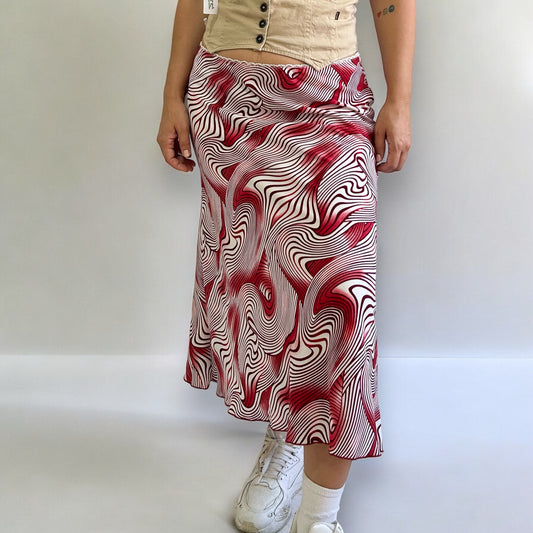 Y2K Patterned Skirt