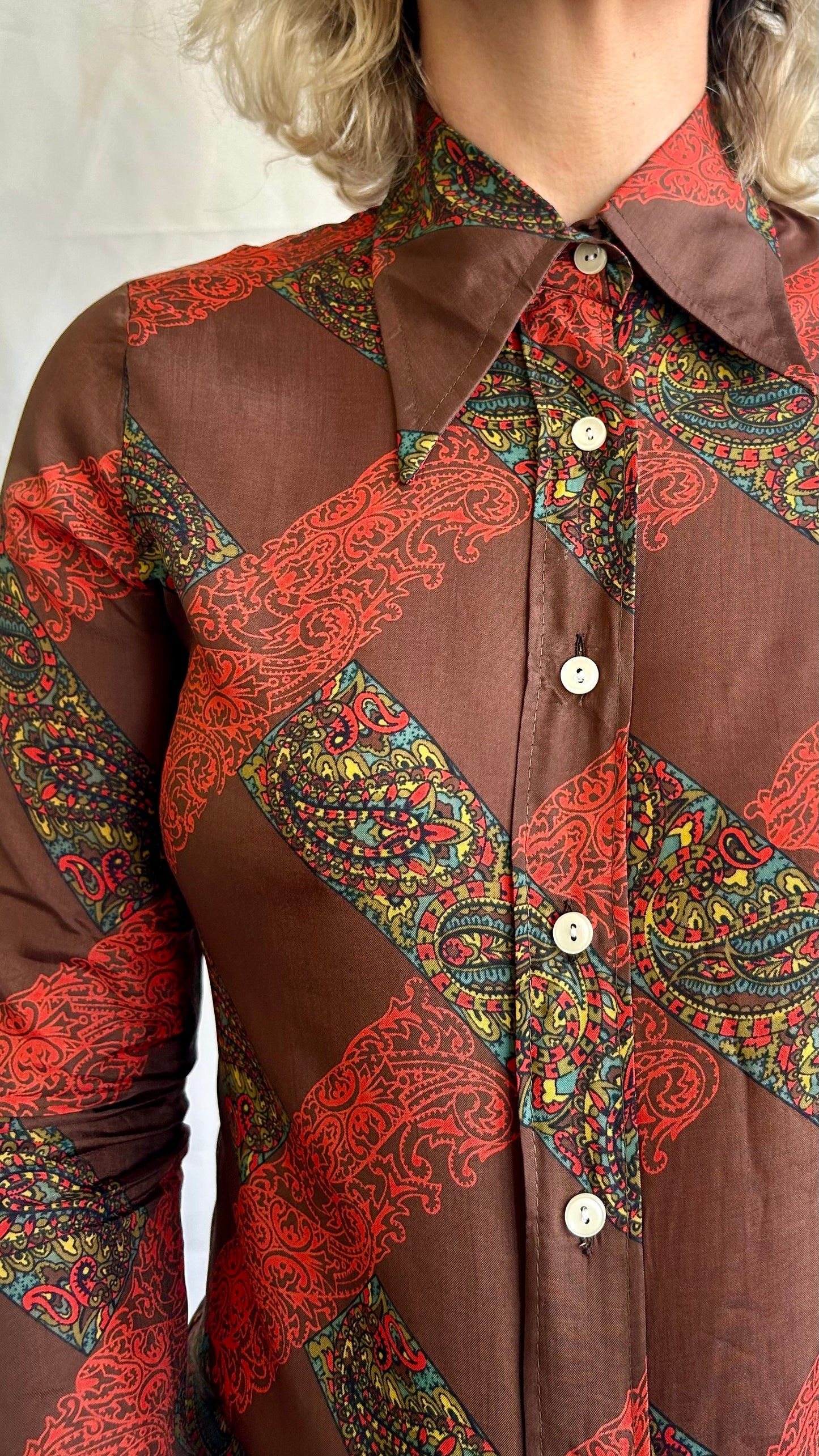 70s Vintage Long Sleeve Shirt