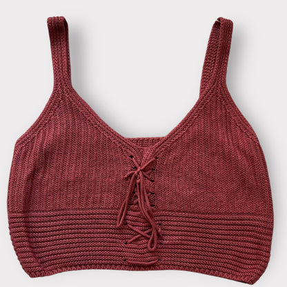 Knitted Cropped Top