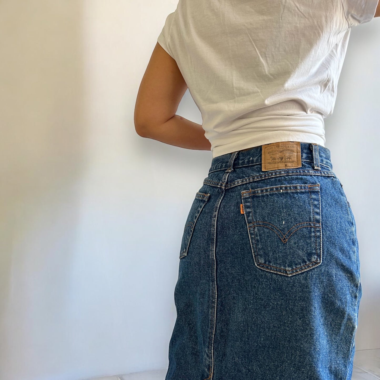 80’s Orange Tag Levi’s Skirt W30