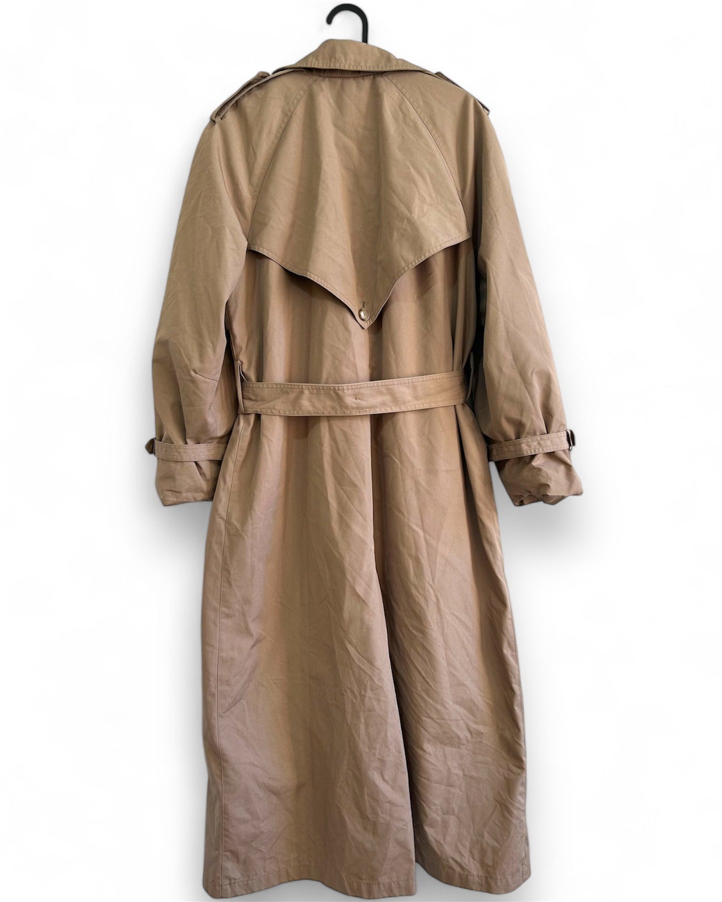 Vintage Maxi Trench Coat (Removable Warmer)