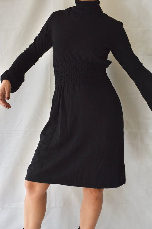 Knitted Black Dress