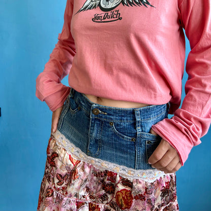 Y2K Denim Skirt