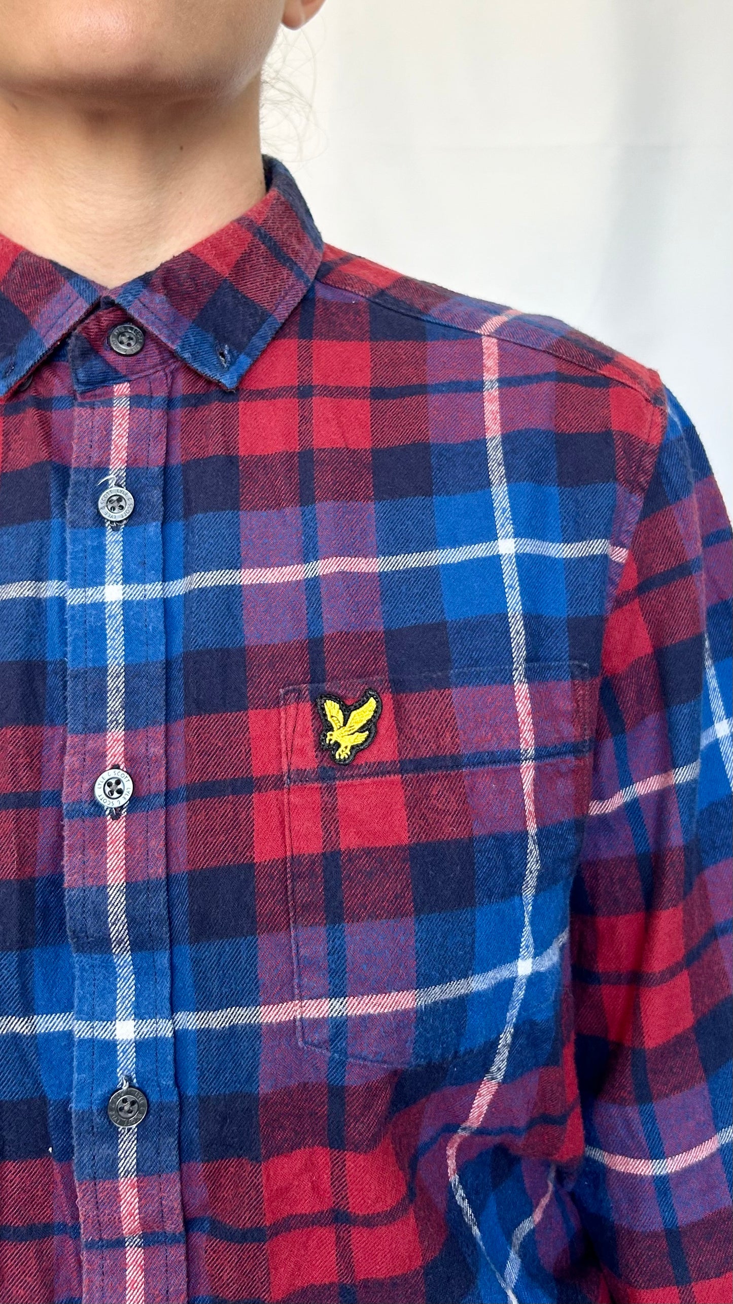 Plaid Flannel Long Sleeve Shirt