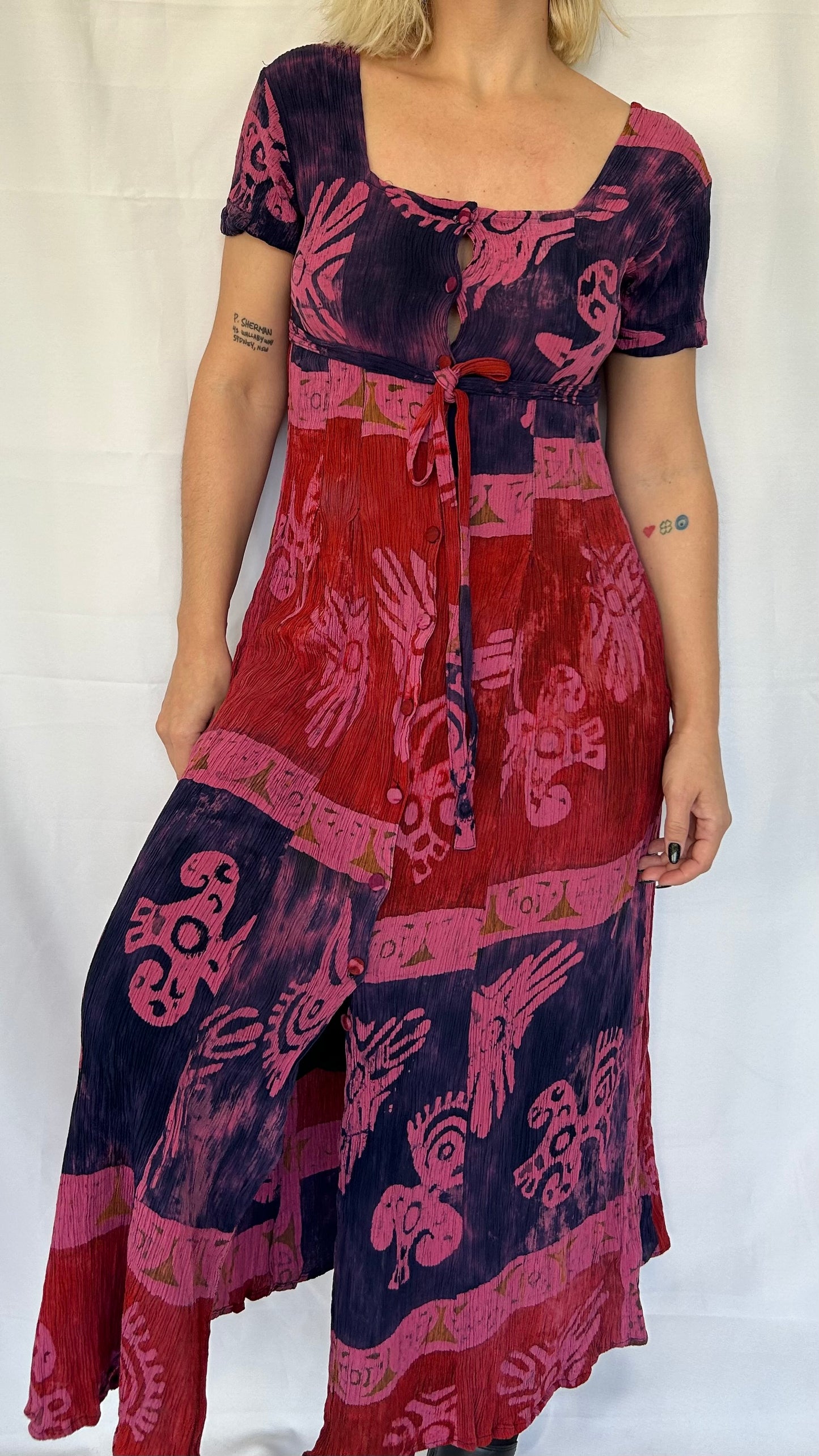 Vintage Indonesian Maxi Dress