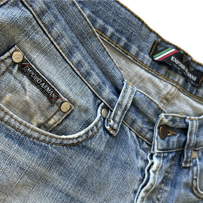 Vintage Emporio Armani Low Waisted W32 Jeans