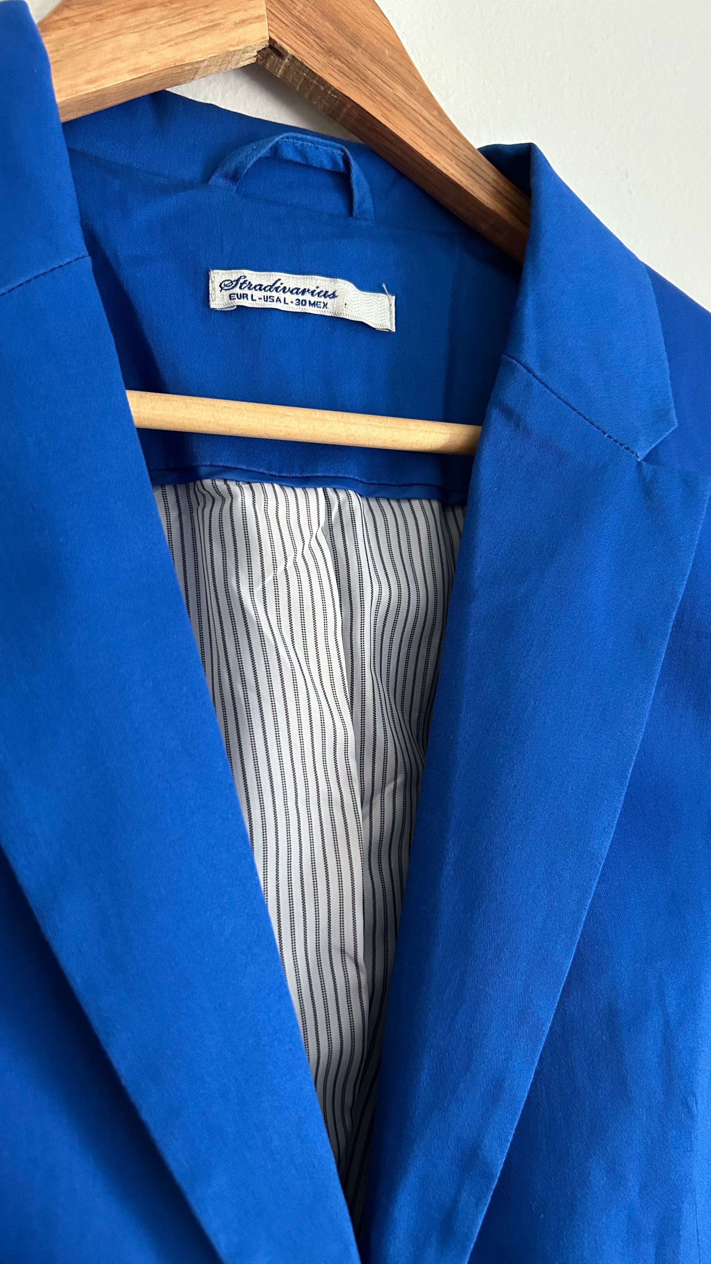 Vintage Royal Blue Blazer | 2000s | Size L