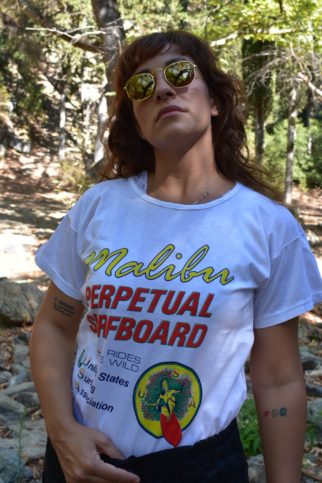 90’s Malibu Souvenir T-Shirt – 100% Cotton