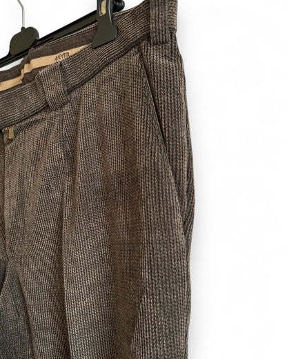 Vintage Dark Brown Wool Pants