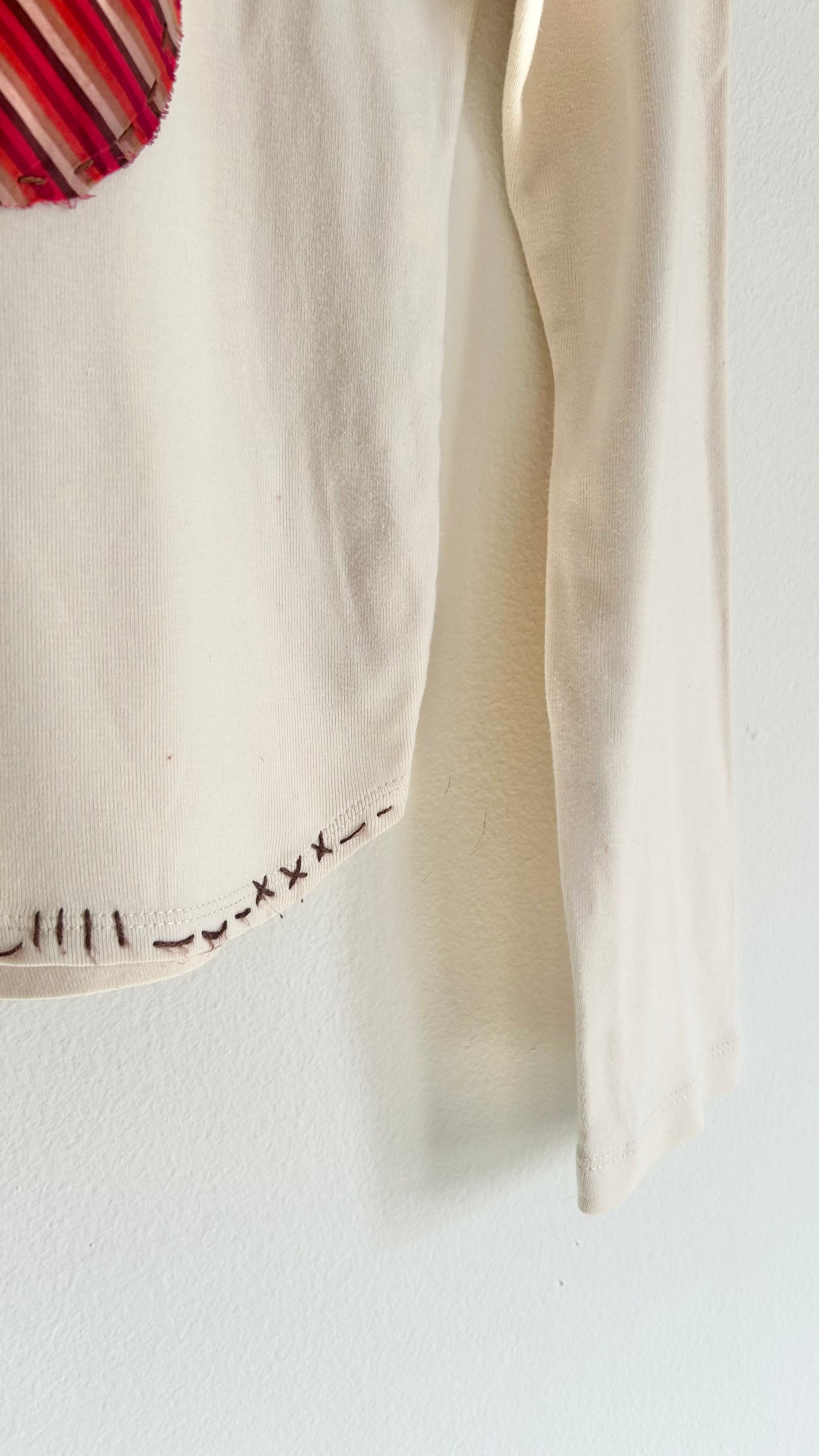 Vintage Y2K Paisley Patchwork Cotton Top