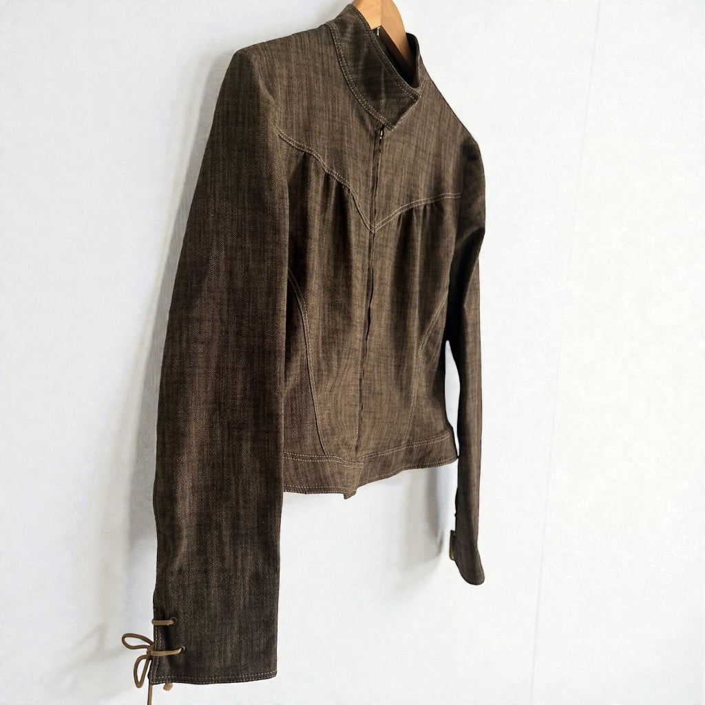 Y2K Earthy Brown Jacket