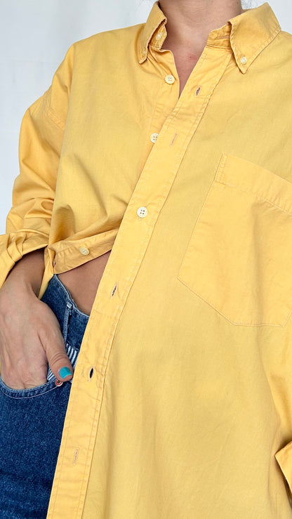 Vintage Yellow Long Sleeve Shirt