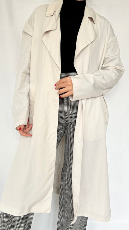 Ecru Maxi Coat