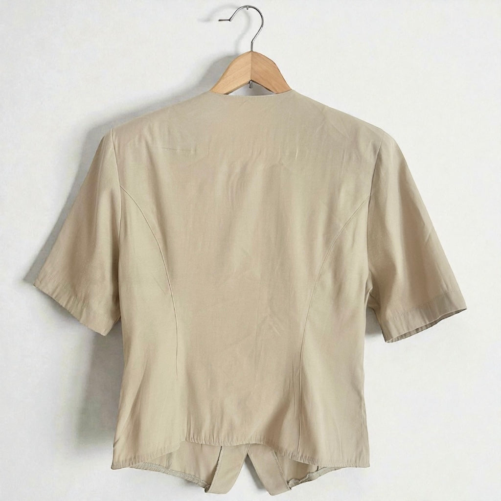 Vintage Structured Tailored Top