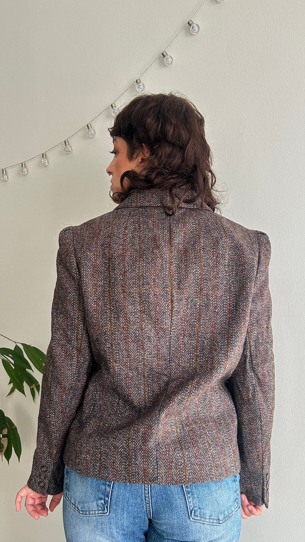 Vintage Hensel & Mortensen Herringbone Wool Blazer