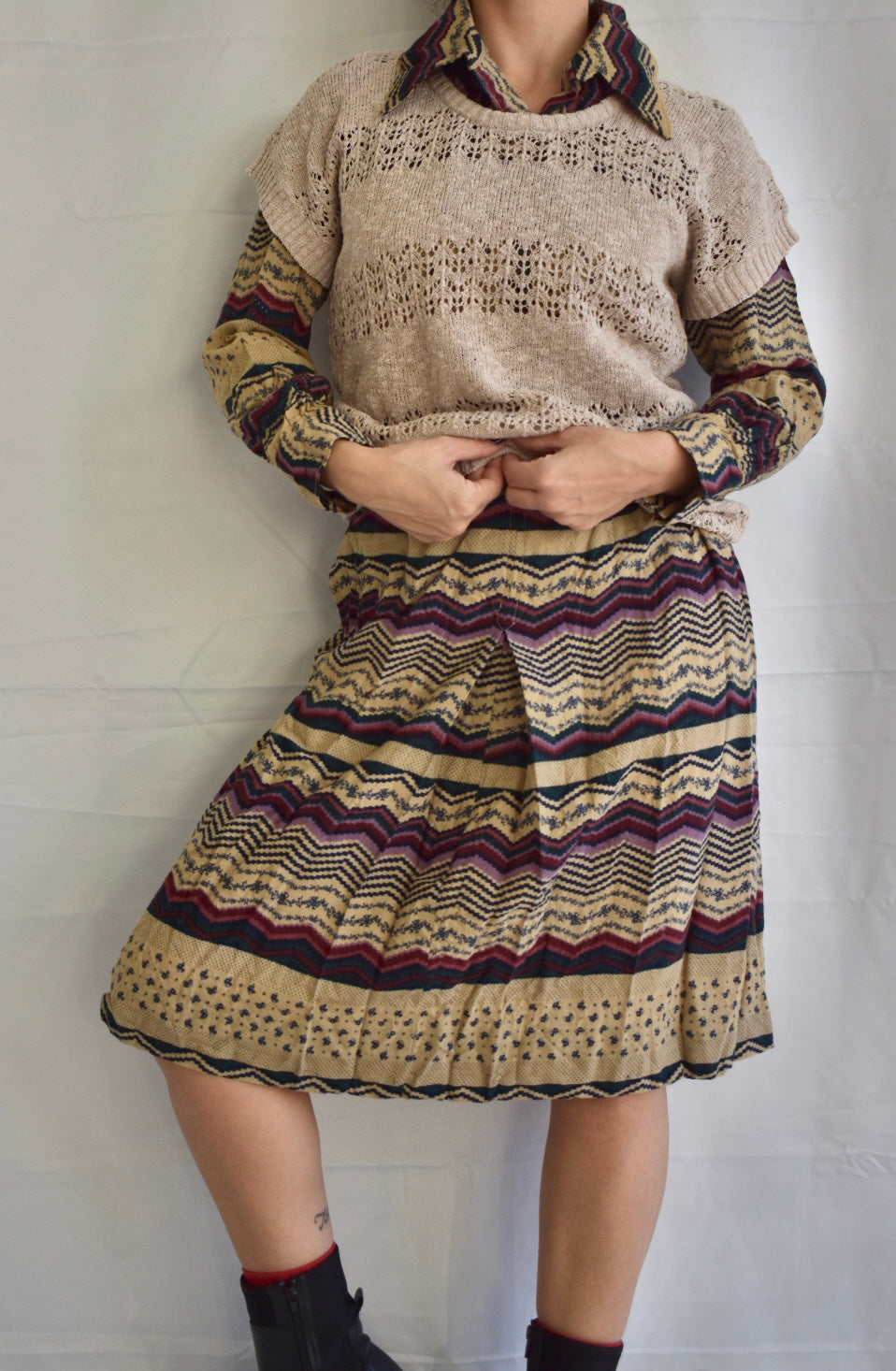 Vintage Handmade Midi Dress