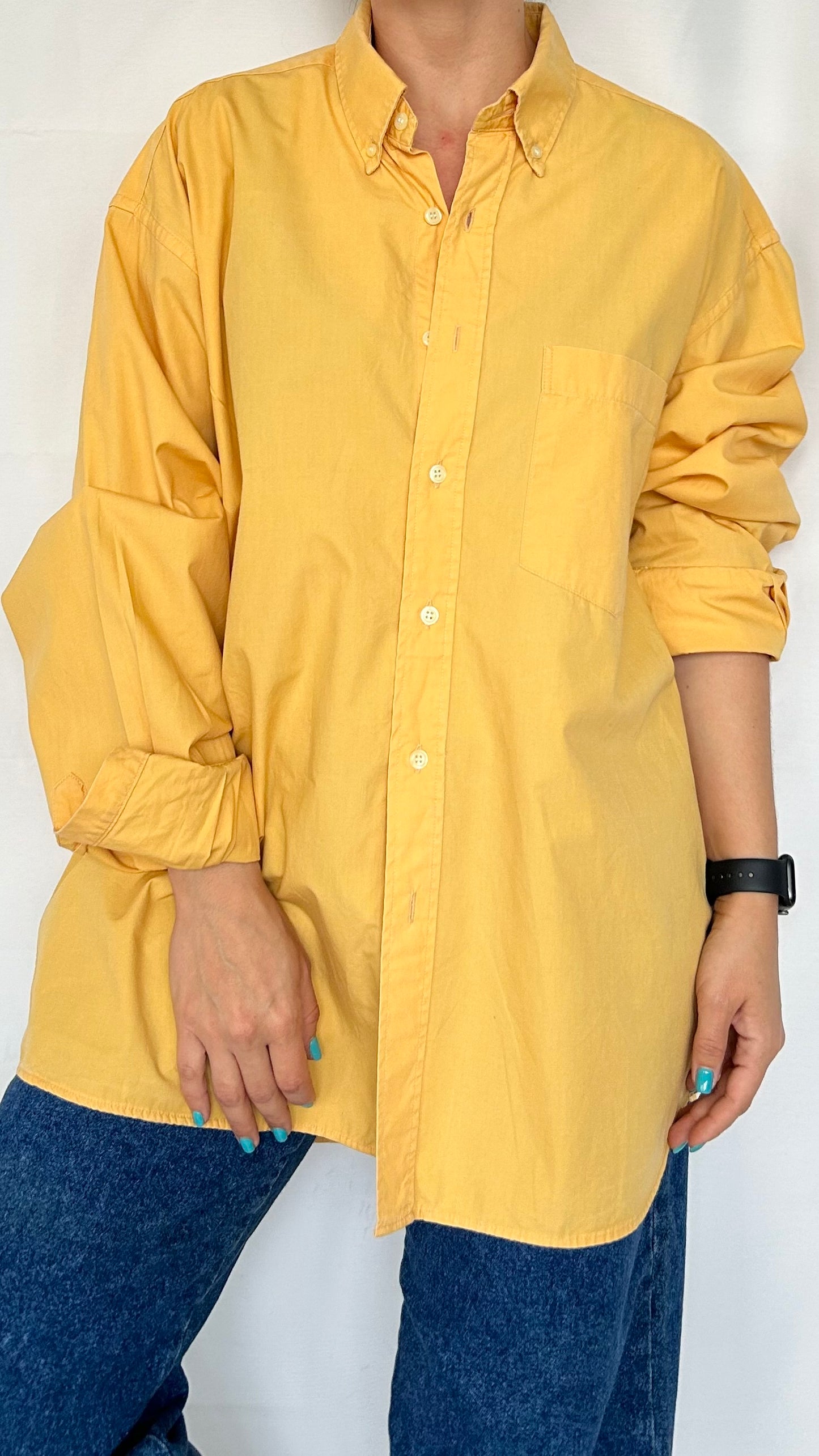 Vintage Yellow Long Sleeve Shirt