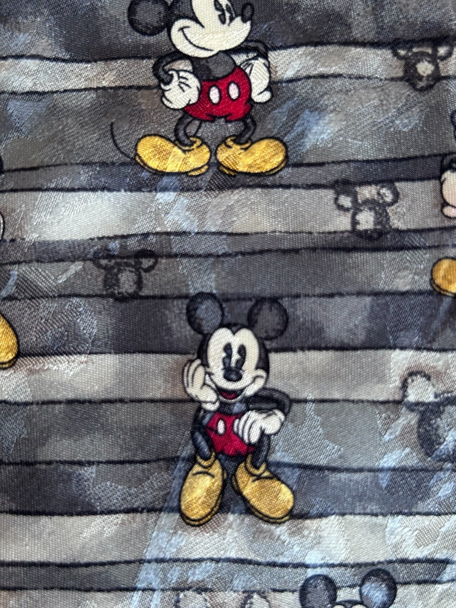 Vintage Collectible Silk Tie - Tie Rack + Disney - Mickey & Co