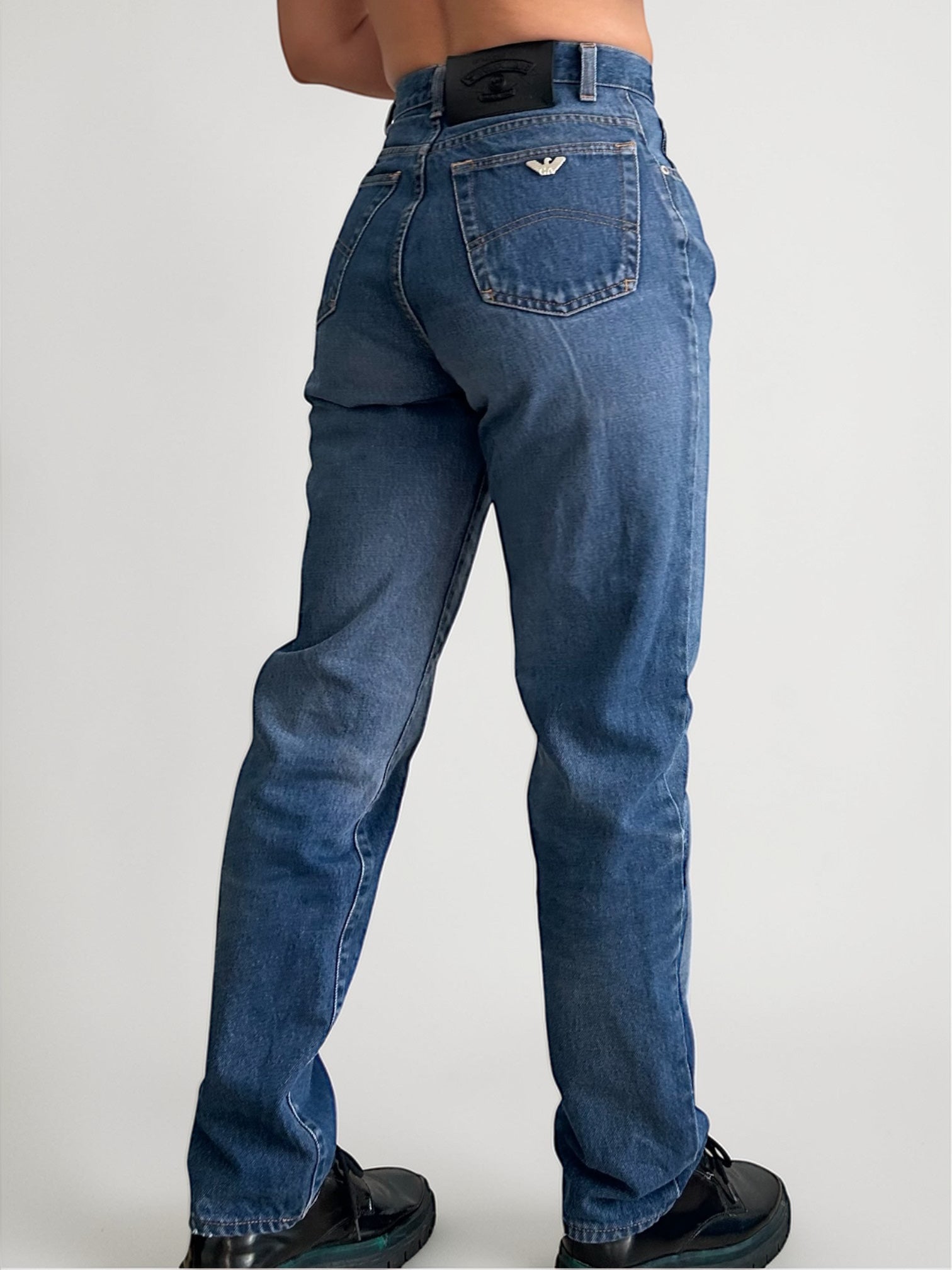 Vintage Armani Jeans High-Waisted Denim • Perfect fit