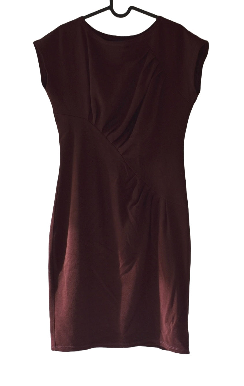 Bordeaux Midi Dress