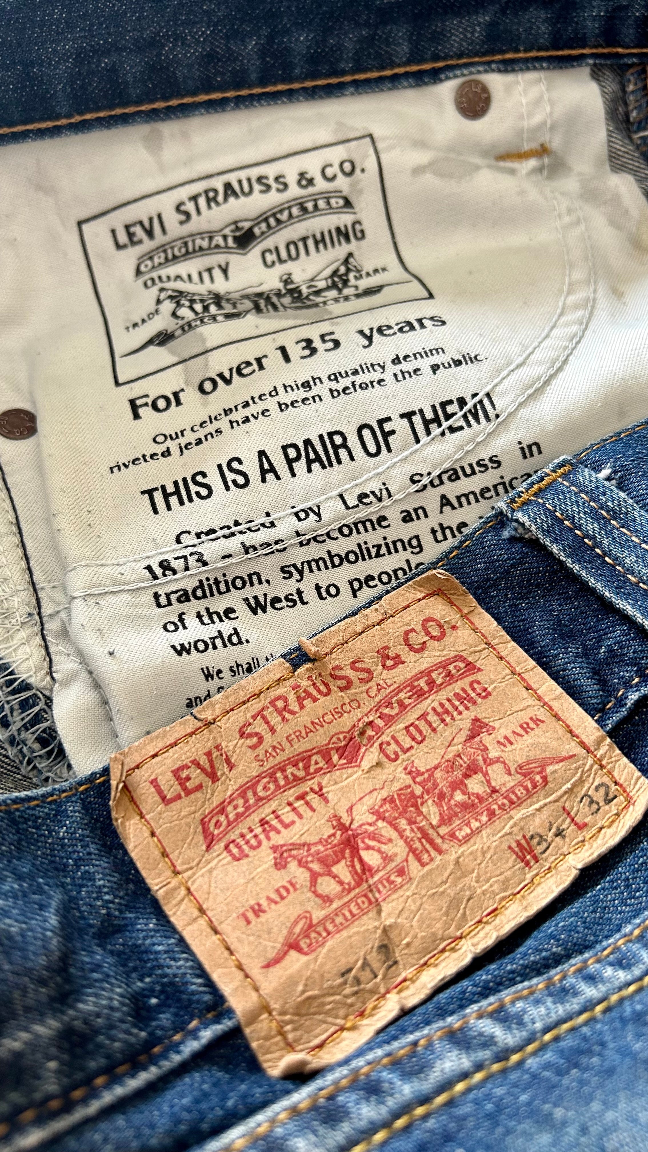 Levi’s 512 Shorts W34 Reworked