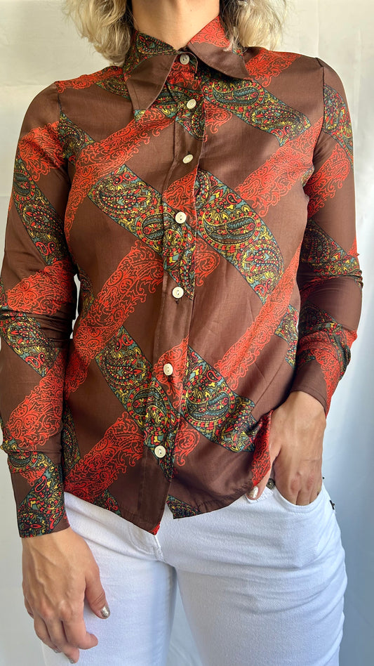 70s Vintage Long Sleeve Shirt