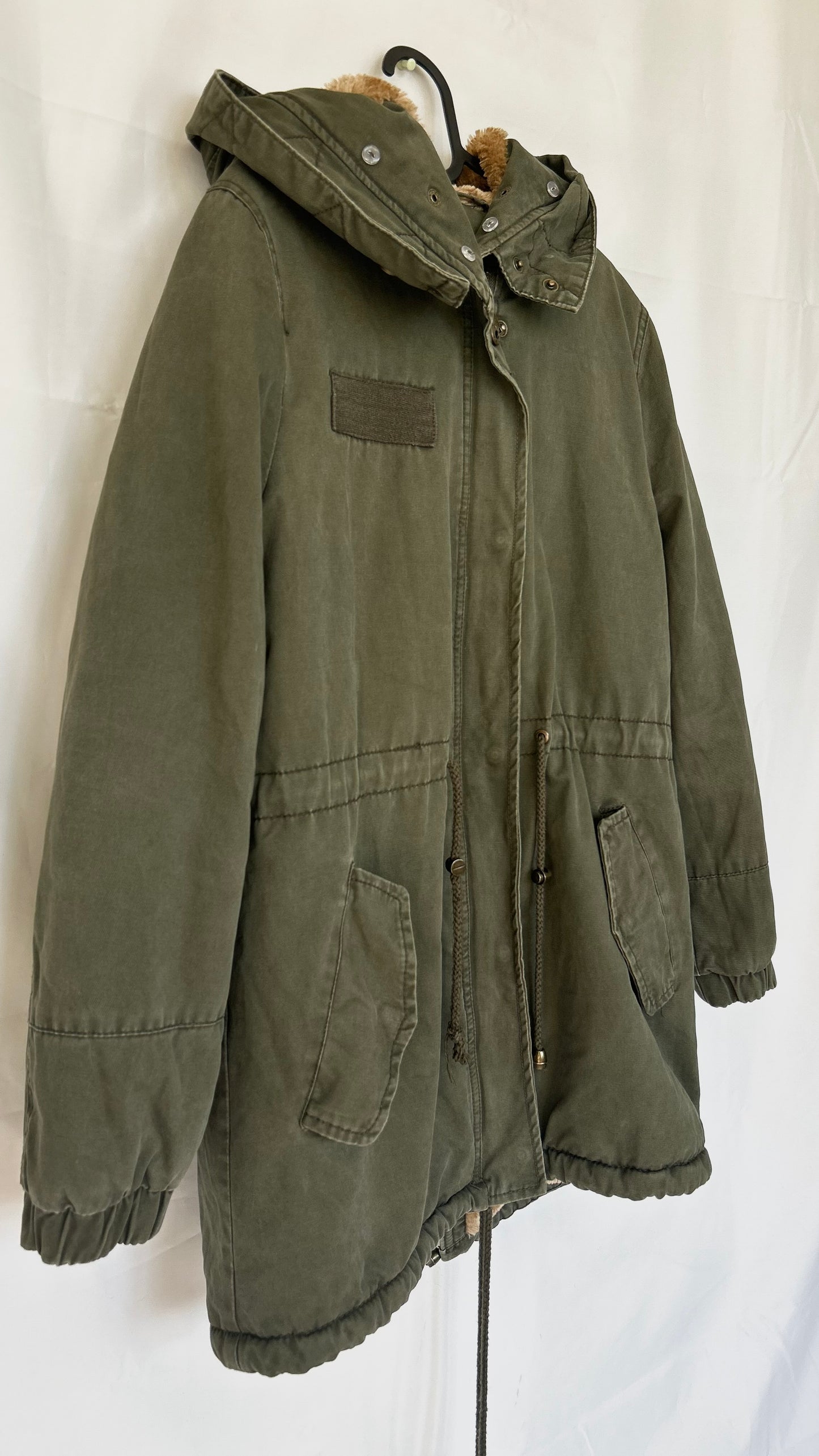 Vintage Olive Green Super Warm Coat