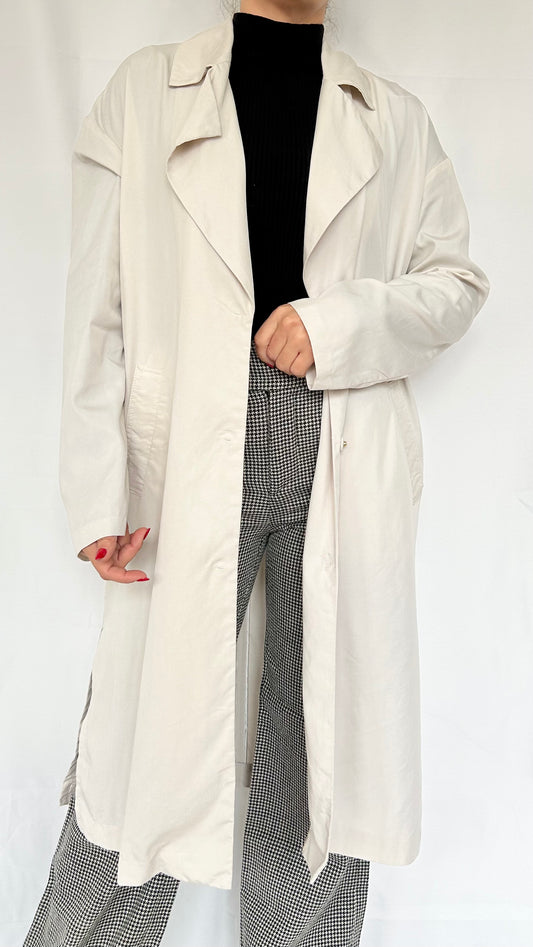 Ecru Maxi Coat