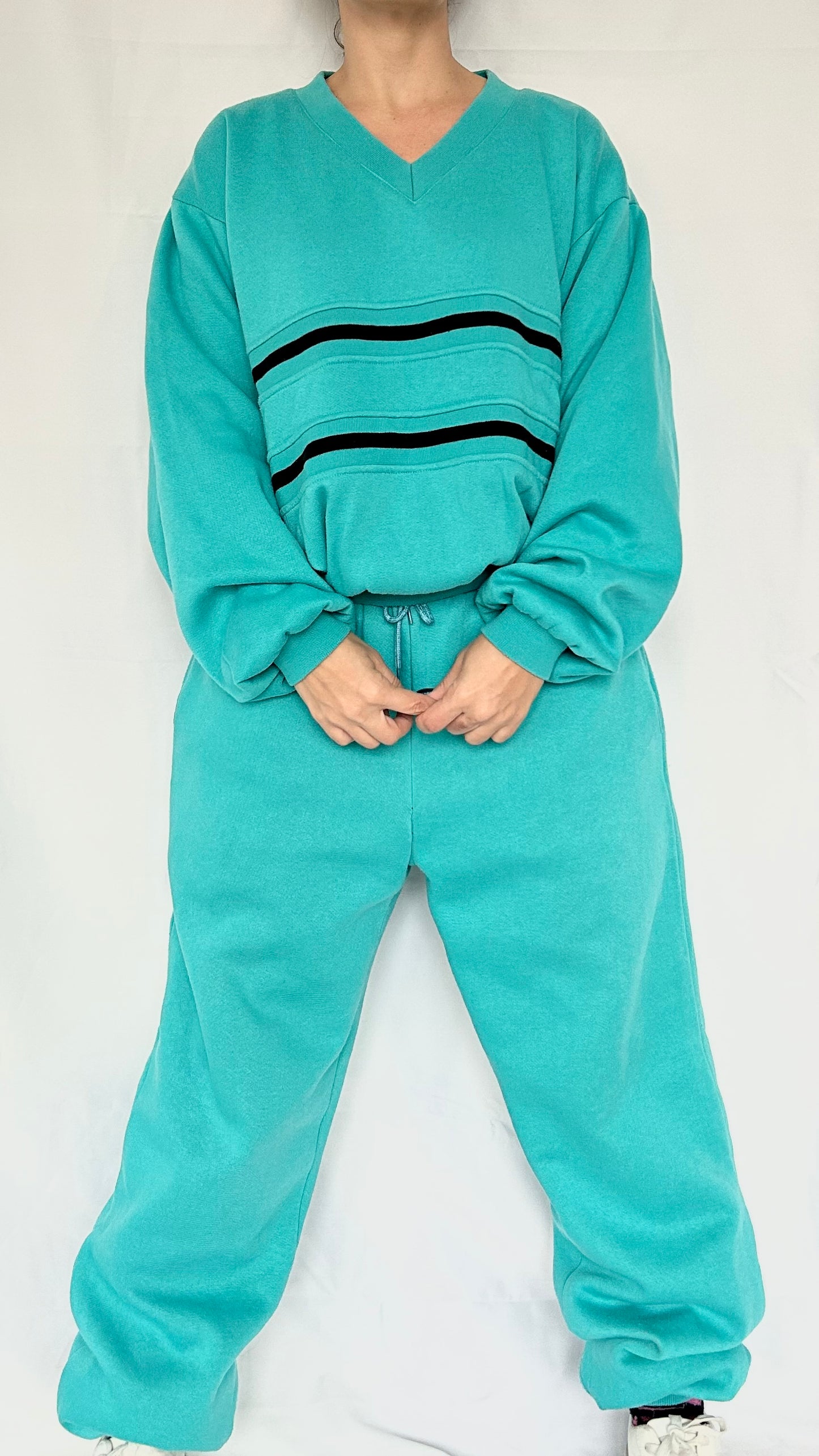 Set Vintage Ski Sweatshirt & Pants