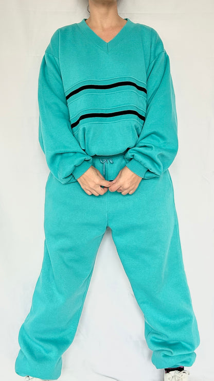 Set Vintage Ski Sweatshirt & Pants