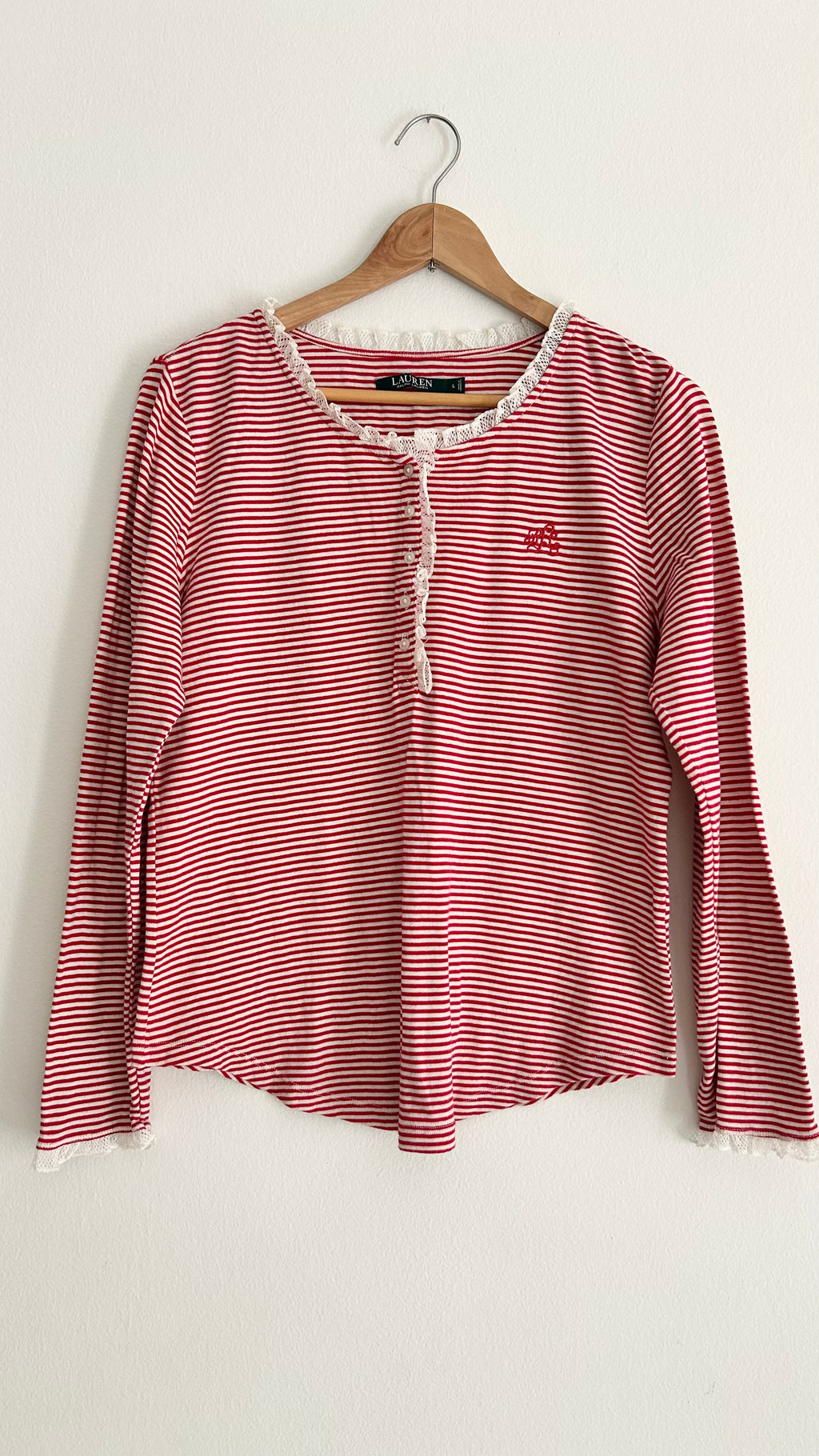 Vintage Lauren Ralph Lauren 100% Cotton Striped Shirt
